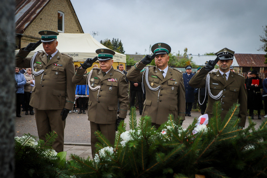 Odsłonięcie i poświęcenie miejsca pamięci z okazji 105. rocznicy operacji niemeńskiej w Nowym Dworze – 12 października 2025, fot. Paula Prudziłowicz (IPN)