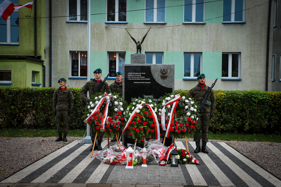 Odsłonięcie i poświęcenie miejsca pamięci z okazji 105. rocznicy operacji niemeńskiej w Nowym Dworze – 12 października 2025, fot. Paula Prudziłowicz (IPN)