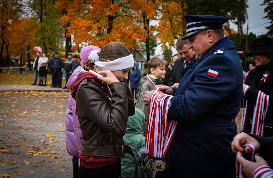Odsłonięcie i poświęcenie miejsca pamięci z okazji 105. rocznicy operacji niemeńskiej w Nowym Dworze – 12 października 2025, fot. Paula Prudziłowicz (IPN)