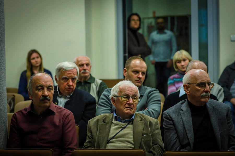 Spotkanie autorskie z Adamem Hlebowiczem, autorem książki „Święty bolszewik”. Ksiądz Henryk Hlebowicz (1904-1941) – 22 października 2025, fot. Paula Prudziłowicz (IPN)