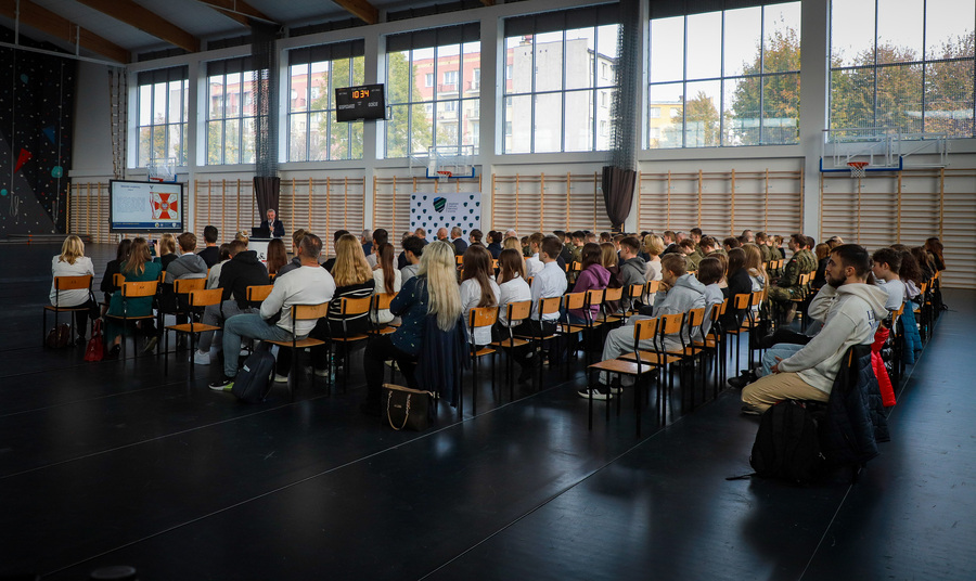 „Sztandar – znak szczególnego znaczenia” – druga edycja warsztatów edukacyjnych – 23 października 2025, fot. Paula Prudziłowicz (IPN)