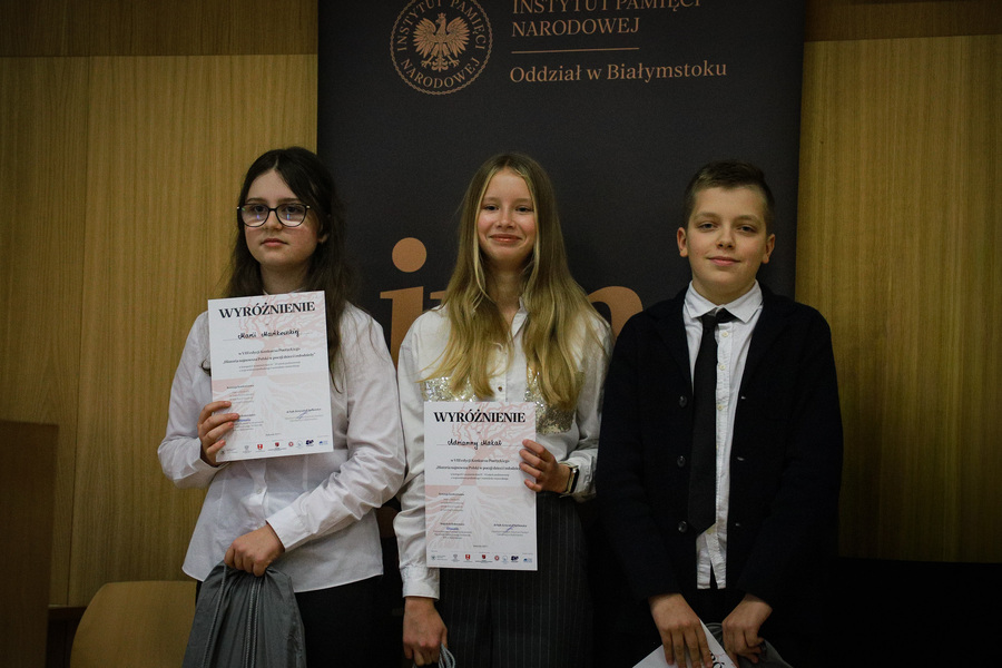 Gala VIII edycji Konkursu Poetyckiego „Historia najnowsza Polski w poezji dzieci i młodzieży” – 28 października 2025, fot. Paula Prudziłowicz (IPN)