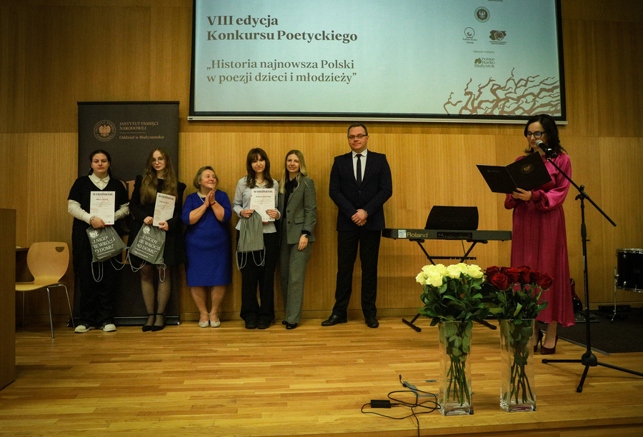 Gala VIII edycji Konkursu Poetyckiego „Historia najnowsza Polski w poezji dzieci i młodzieży” – 28 października 2025, fot. Paula Prudziłowicz (IPN)