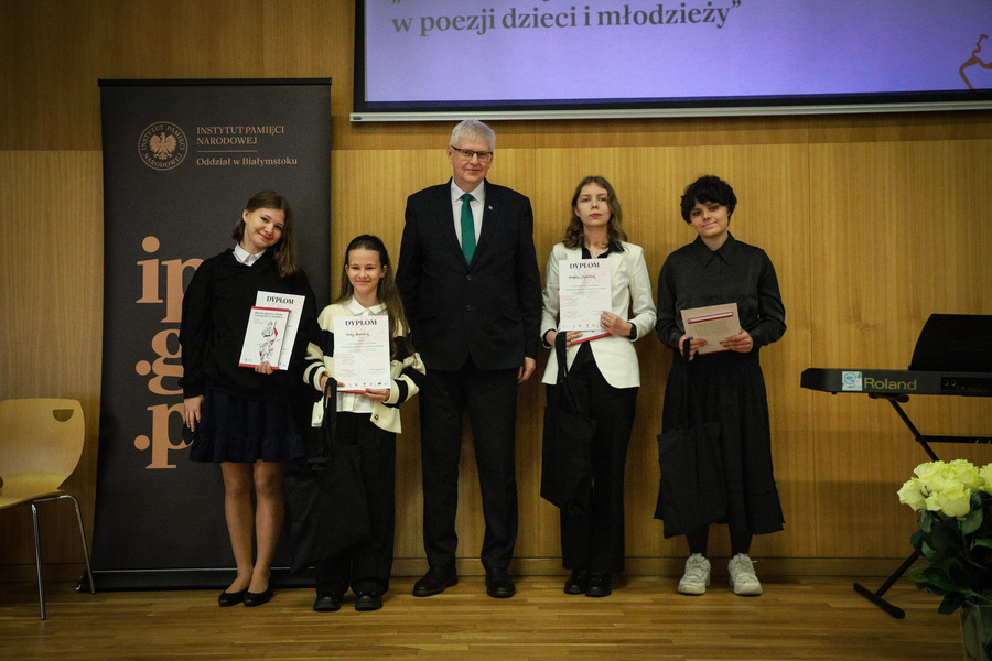 Gala VIII edycji Konkursu Poetyckiego „Historia najnowsza Polski w poezji dzieci i młodzieży” – 28 października 2025, fot. Paula Prudziłowicz (IPN)