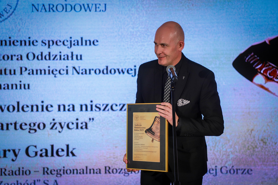 Gala finałowa XII edycji ogólnopolskiego konkursu „Audycja Historyczna Roku” – 26 listopada 2025, fot. Paula Prudziłowicz (IPN)