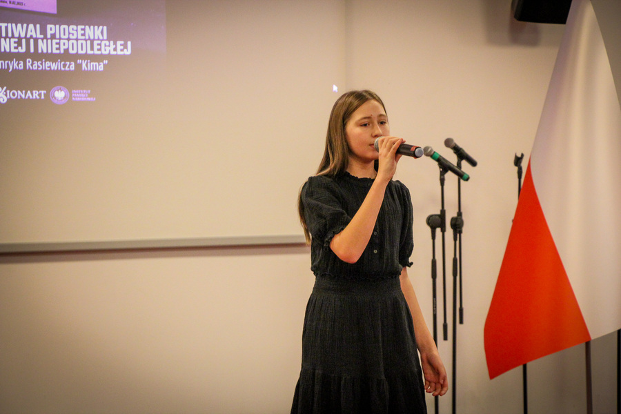 X Festiwal Piosenki Niezłomnej i Niepodległej im. Henryka Rasiewicza „Kima” – podsumowanie etapu w Białymstoku – 29 listopada 2025, fot. Patrycja Sanejko (IPN)