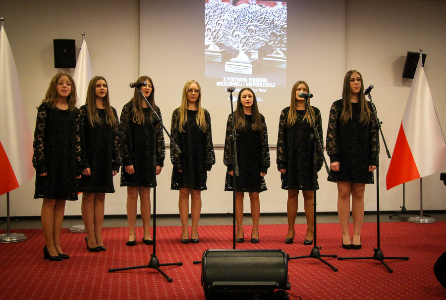 X Festiwal Piosenki Niezłomnej i Niepodległej im. Henryka Rasiewicza „Kima” – podsumowanie etapu w Białymstoku – 29 listopada 2025, fot. Patrycja Sanejko (IPN)