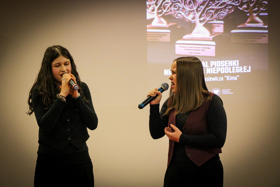 X Festiwal Piosenki Niezłomnej i Niepodległej im. Henryka Rasiewicza „Kima” – podsumowanie etapu w Białymstoku – 29 listopada 2025, fot. Patrycja Sanejko (IPN)