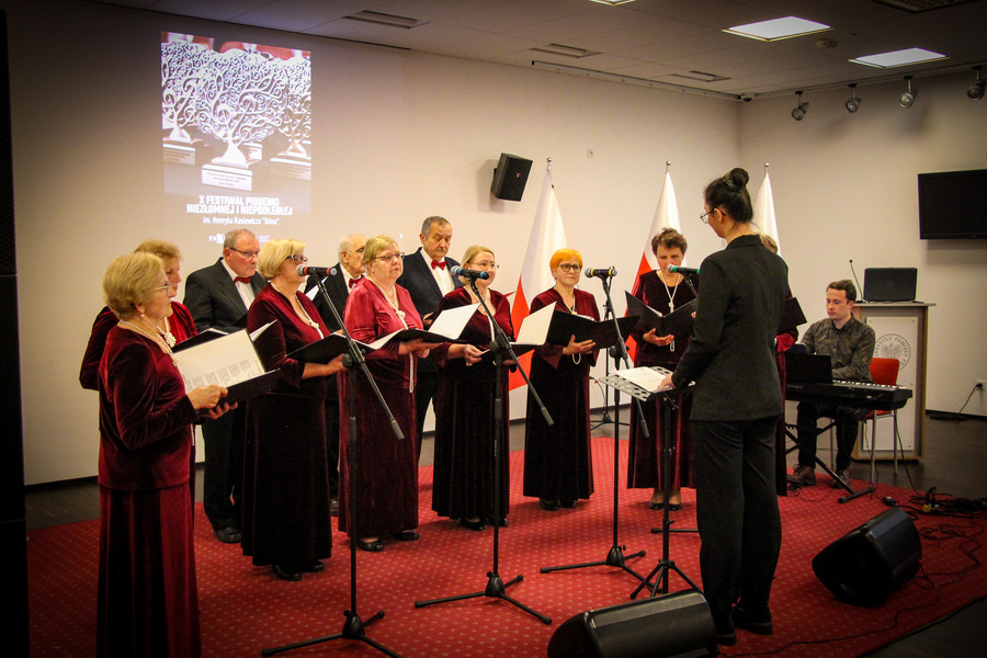 X Festiwal Piosenki Niezłomnej i Niepodległej im. Henryka Rasiewicza „Kima” – podsumowanie etapu w Białymstoku – 29 listopada 2025, fot. Patrycja Sanejko (IPN)