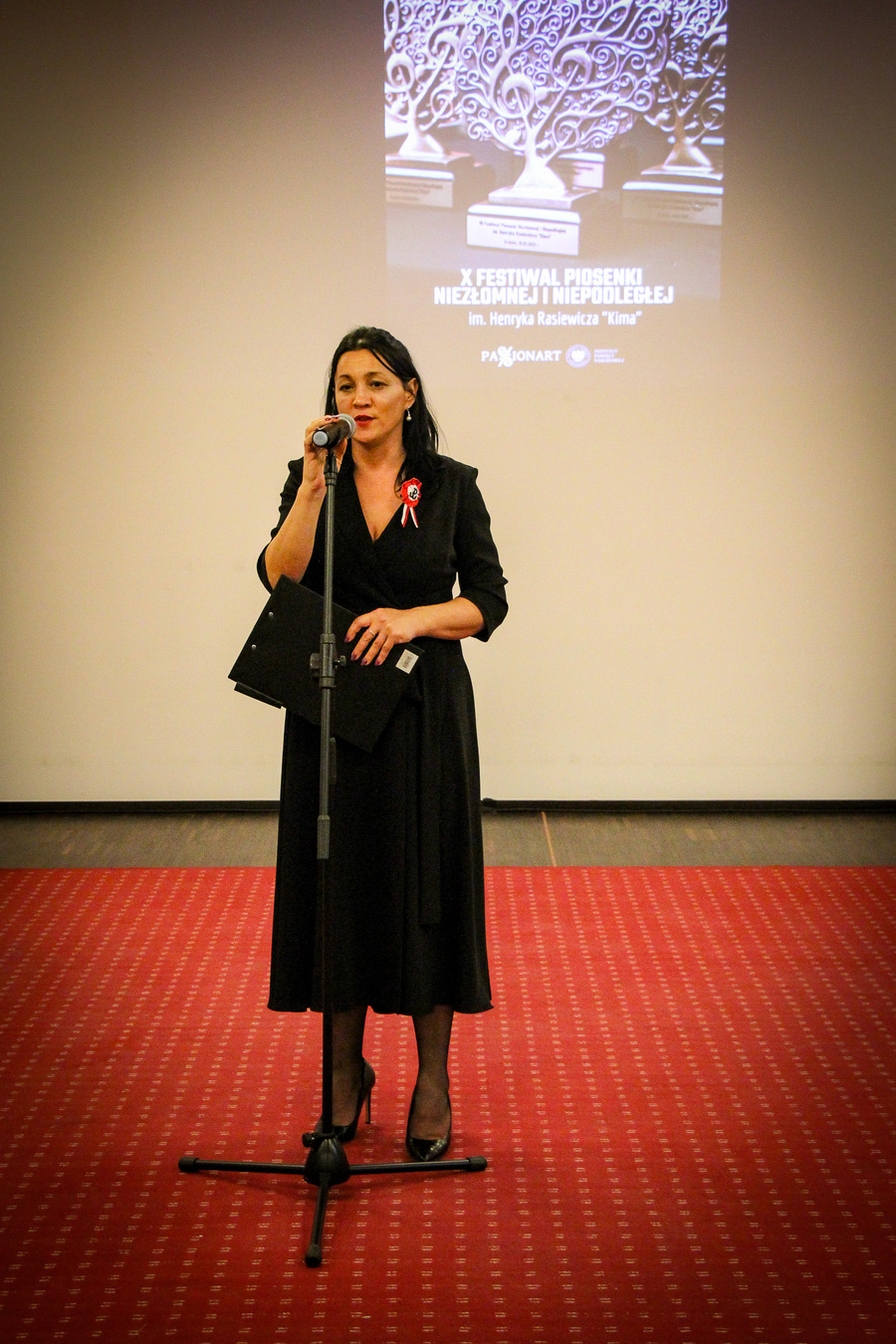 X Festiwal Piosenki Niezłomnej i Niepodległej im. Henryka Rasiewicza „Kima” – podsumowanie etapu w Białymstoku – 29 listopada 2025, fot. Patrycja Sanejko (IPN)