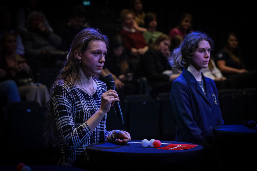 7. edycja konkursu „Historiada 2025” w Domu Kultury Polskiej w Wilnie – 9 grudnia 2025, fot. Paula Prudziłowicz (IPN)