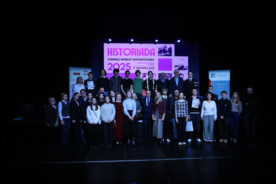 7. edycja konkursu „Historiada 2025” w Domu Kultury Polskiej w Wilnie – 9 grudnia 2025, fot. Paula Prudziłowicz (IPN)
