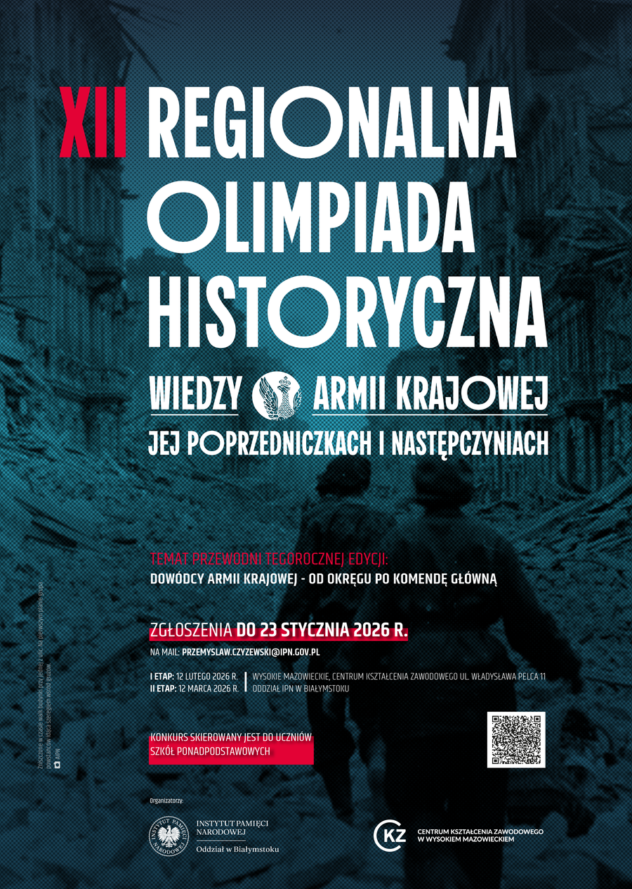 XII Regionalna Olimpiada Historyczna Wiedzy o Armii Krajowej, jej poprzedniczkach i następczyniach – rusza kolejna edycja!