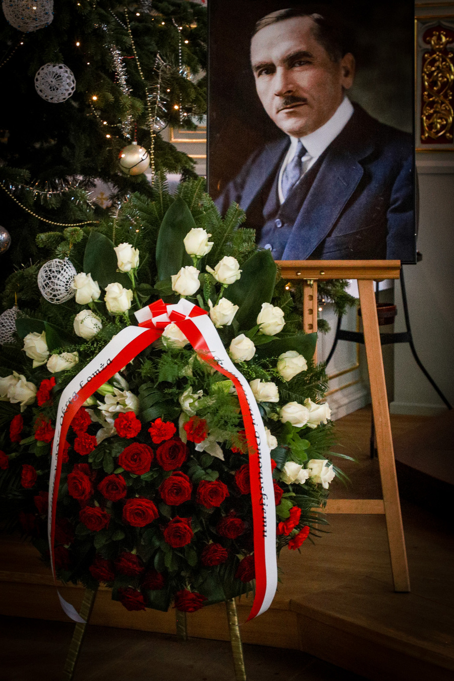 Obchody 87. rocznicy śmierci Romana Dmowskiego – Drozdowo, 2.01.2026, fot. Paula Prudziłowicz (IPN)