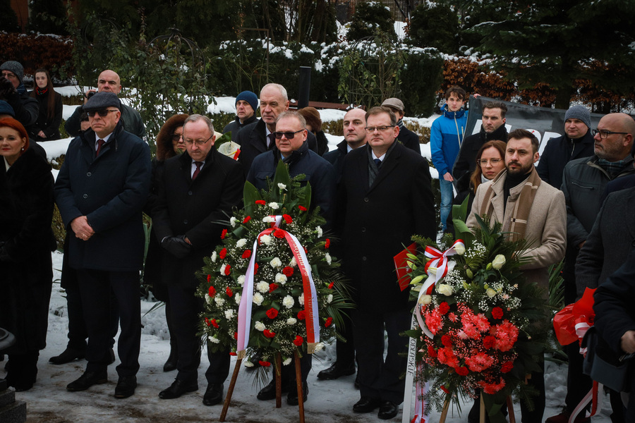 Obchody 87. rocznicy śmierci Romana Dmowskiego – Drozdowo, 2.01.2026, fot. Paula Prudziłowicz (IPN)