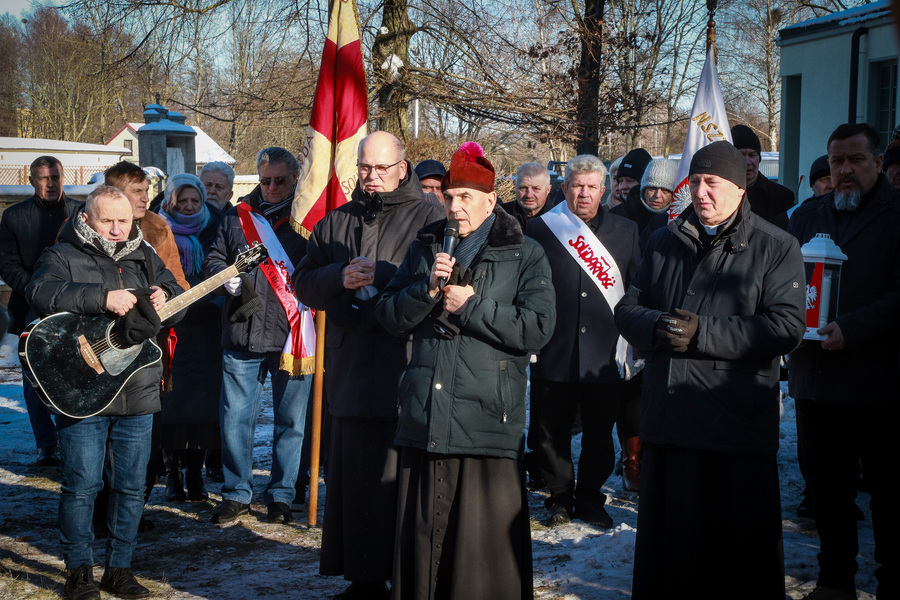 37. rocznica śmierci ks. Stanisława Suchowolca – kapelana białostockiej „Solidarności” –1 lutego 2026, fot. Paula Prudziłowicz (IPN)