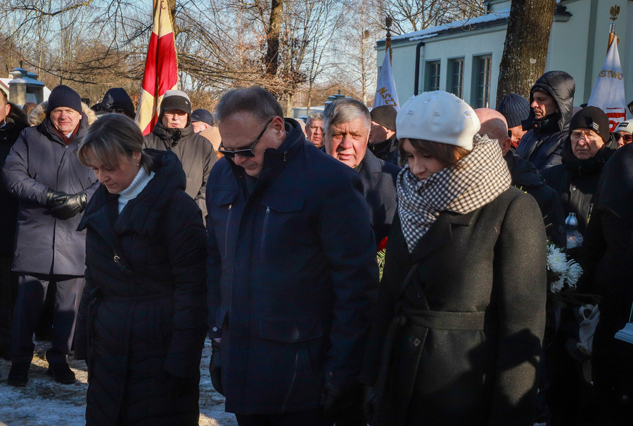 37. rocznica śmierci ks. Stanisława Suchowolca – kapelana białostockiej „Solidarności” –1 lutego 2026, fot. Paula Prudziłowicz (IPN)