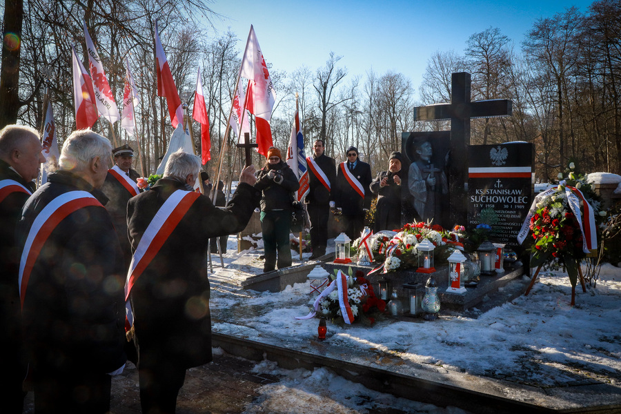 37. rocznica śmierci ks. Stanisława Suchowolca – kapelana białostockiej „Solidarności” –1 lutego 2026, fot. Paula Prudziłowicz (IPN)