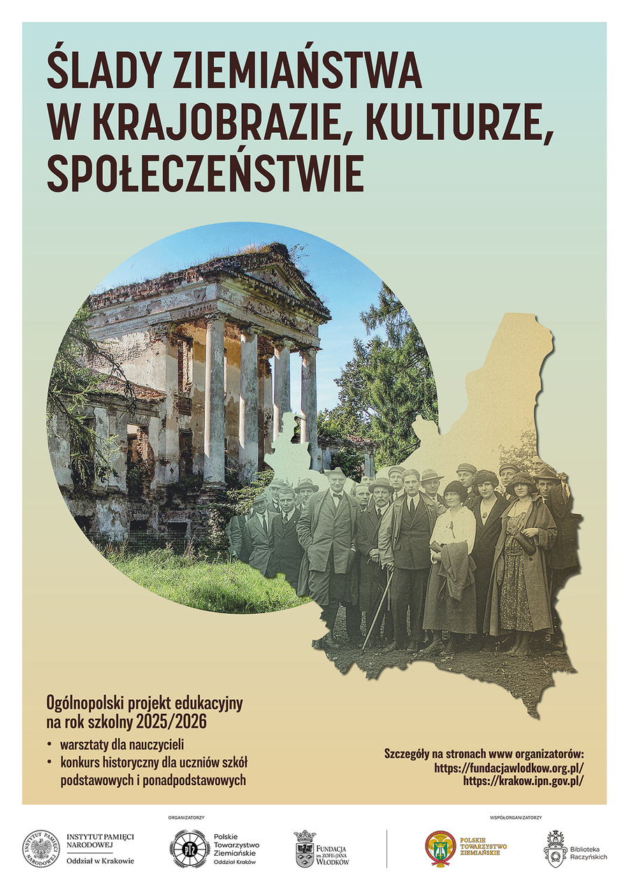 „Ślady ziemiaństwa w krajobrazie, kulturze, społeczeństwie”. Nabór do konkursu – edycja 2025/2026.