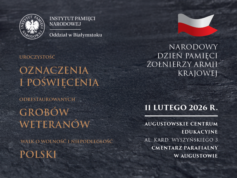 Uroczystość oznaczenia i poświęcenia odrestaurowanych grobów weteranów walk o wolność i niepodległość Polski – 11 lutego 2026