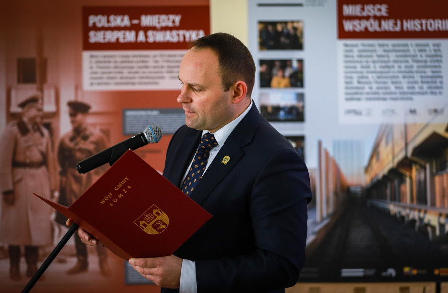 Uroczystości upamiętniające deportacje mieszkańców rejonu łomżyńskiego z 1940 r. w Podgórzu – 8 lutego 2026, fot. Paula Prudziłowicz (IPN)