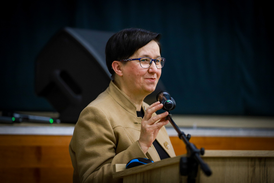 Uroczystość oznaczenia i poświęcenia grobów mjr. Antoniego Karpa oraz ppor. Jakuba Sturgulewskiego, weteranów walk o wolność i niepodległość Polski – 11 lutego 2026, fot. Paula Prudziłowicz (IPN)