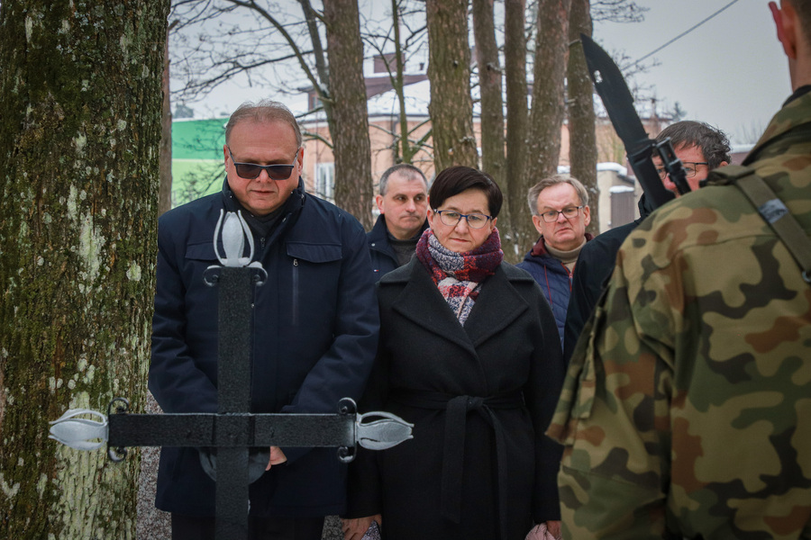 Uroczystość oznaczenia i poświęcenia grobów mjr. Antoniego Karpa oraz ppor. Jakuba Sturgulewskiego, weteranów walk o wolność i niepodległość Polski – 11 lutego 2026, fot. Paula Prudziłowicz (IPN)