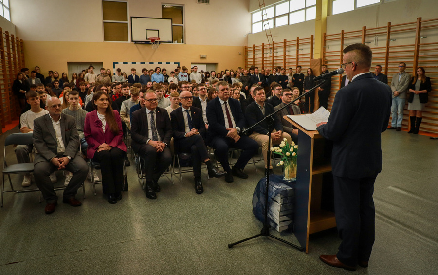 Pierwszy etap XII Regionalnej Olimpiady Historycznej Wiedzy o Armii Krajowej, jej poprzedniczkach i następczyniach w Wysokiem Mazowieckiem – 12 lutego 2026, fot. Paula Prudziłowicz (IPN)