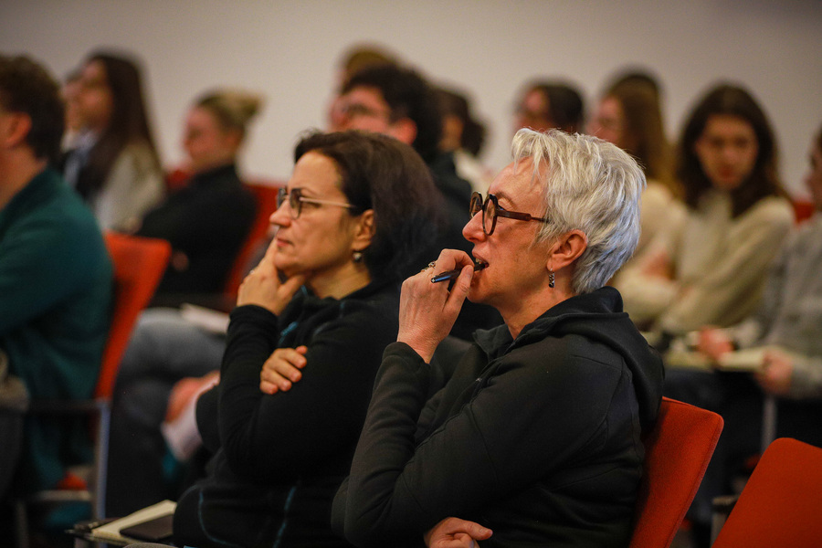 Odwiedziny przedstawicieli organizacji Yahad-in Unum oraz grupy studentów i profesorów z Uniwersytetu w Albi we Francji – 10 marca 2026, fot. Paula Prudziłowicz (IPN)