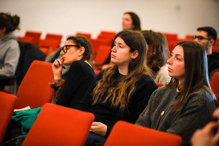 Odwiedziny przedstawicieli organizacji Yahad-in Unum oraz grupy studentów i profesorów z Uniwersytetu w Albi we Francji – 10 marca 2026, fot. Paula Prudziłowicz (IPN)