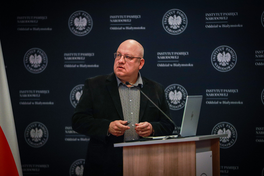 Odwiedziny przedstawicieli organizacji Yahad-in Unum oraz grupy studentów i profesorów z Uniwersytetu w Albi we Francji – 10 marca 2026, fot. Paula Prudziłowicz (IPN)