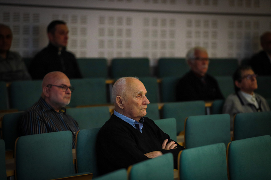 Spotkanie z autorami książki „Żegnam wszystkich. Henryk Urbanowicz ‘Zabawa’” w ramach Przystanku Historia IPN Białystok – 10 marca 2026, fot. Paula Prudziłowicz (IPN)