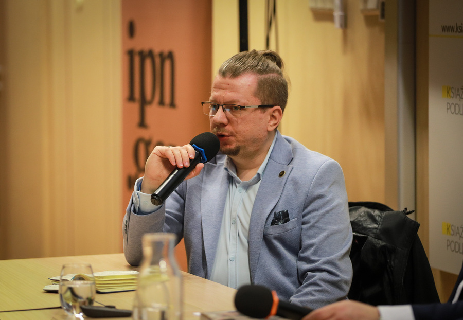 Spotkanie z autorami książki „Żegnam wszystkich. Henryk Urbanowicz ‘Zabawa’” w ramach Przystanku Historia IPN Białystok – 10 marca 2026, fot. Paula Prudziłowicz (IPN)