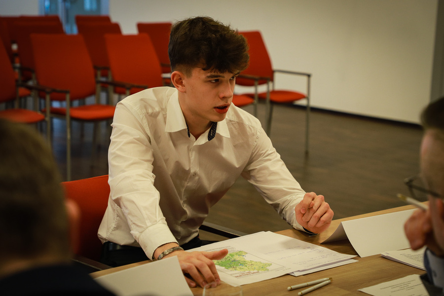 inał XII Regionalnej Olimpiady Historycznej Wiedzy o Armii Krajowej, jej poprzedniczkach i następczyniach – 12 marca 2026, fot. Paula Prudziłowicz (IPN)