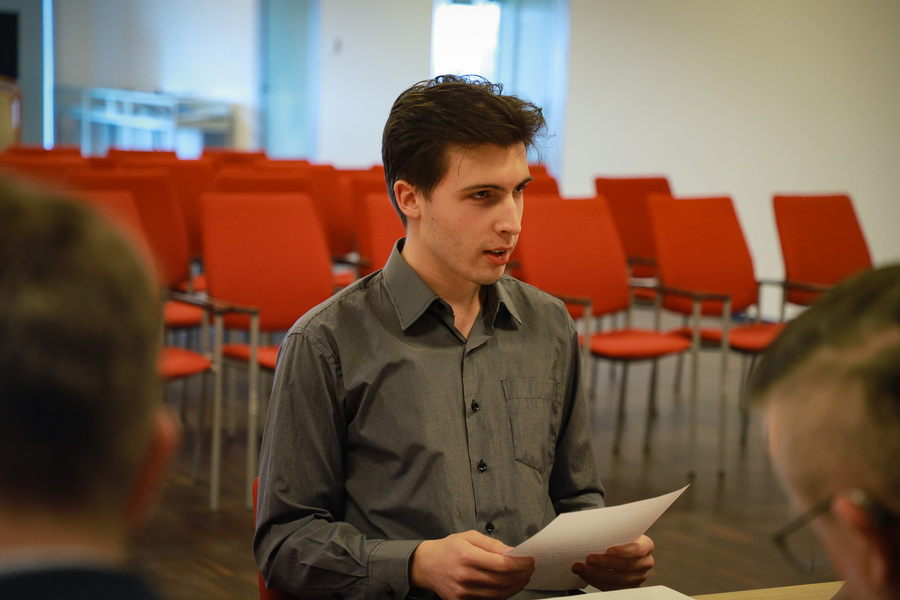 inał XII Regionalnej Olimpiady Historycznej Wiedzy o Armii Krajowej, jej poprzedniczkach i następczyniach – 12 marca 2026, fot. Paula Prudziłowicz (IPN)