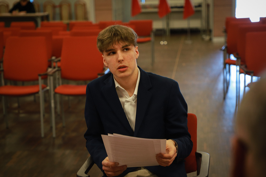 inał XII Regionalnej Olimpiady Historycznej Wiedzy o Armii Krajowej, jej poprzedniczkach i następczyniach – 12 marca 2026, fot. Paula Prudziłowicz (IPN)