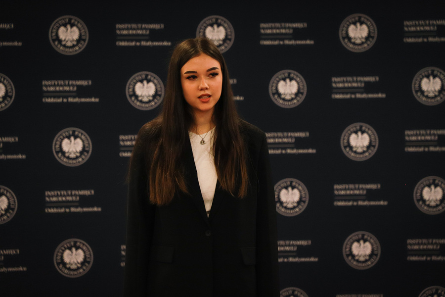 Półfinały XII edycji ogólnopolskiego konkursu recytatorskiego „W kręgu poezji i prozy lagrowej więźniarek KL Ravensbrück im. Wandy Półtawskiej” – 19 marca 2026, fot. Paula Prudziłowicz (IPN)