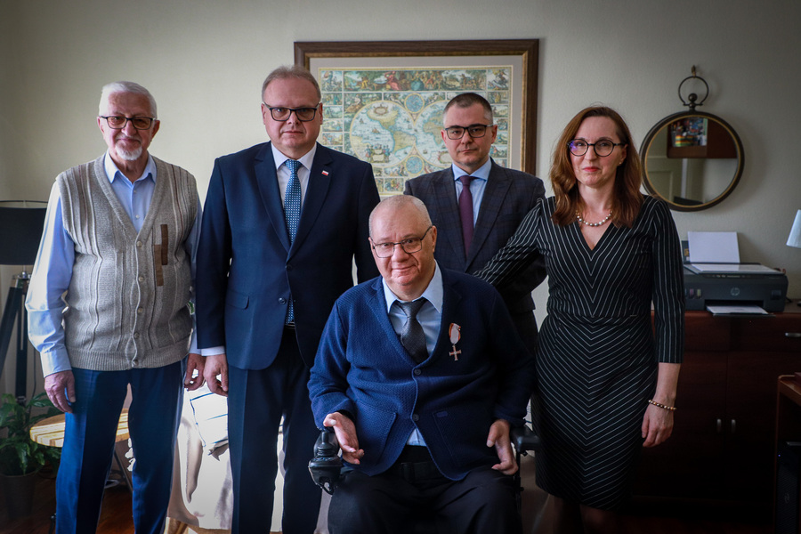 Dyrektor Oddziału Instytutu Pamięci Narodowej w Białymstoku wręczył Krzyże Wolności i Solidarności – 23 marca 2026, fot. Paula Prudziłowicz (IPN)