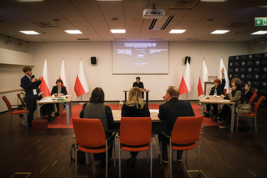 Eliminacje regionalne do XI Turnieju Debat Historycznych Instytutu Pamięci Narodowej – 15 kwietnia 2026, fot. Paula Prudziłowicz (IPN)