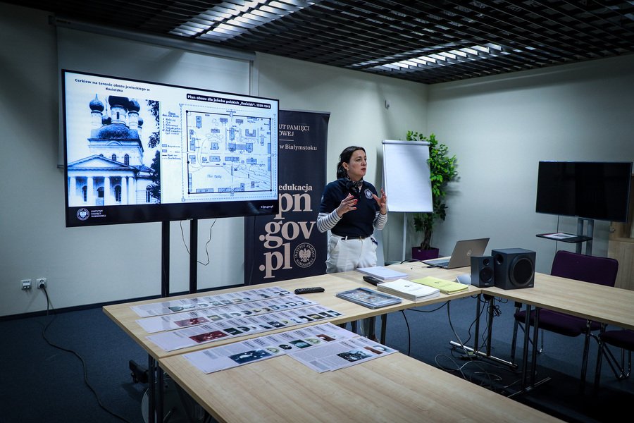 Oddział Instytutu Pamięci Narodowej w Białymstoku na Wojskowych Targach Służby i Pracy – 17 kwietnia 2026, fot. Paula Prudziłowicz (IPN)