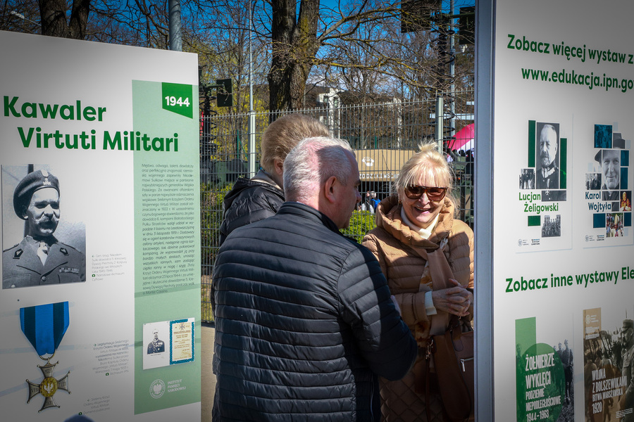 Oddział Instytutu Pamięci Narodowej w Białymstoku na Wojskowych Targach Służby i Pracy – 17-18 kwietnia 2026, fot. Paula Prudziłowicz (IPN)