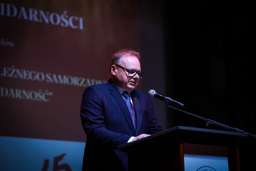 Uroczyste spotkanie Dam i Kawalerów Krzyża Wolności i Solidarności z okazji 45. rocznicy powstania i rejestracji Niezależnego Samorządnego Związku Zawodowego „Solidarność" – 23 kwietnia 2026, fot. Paula Prudziłowicz (IPN)