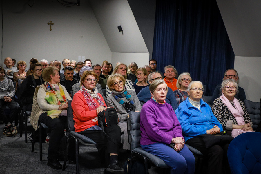 Projekcja pierwszego odcinka serialu dokumentalnego pt. „Szlak Nadziei. Bitwa o Monte Cassino” – 29 kwietnia 2026, fot. Paula Prudziłowicz (IPN)