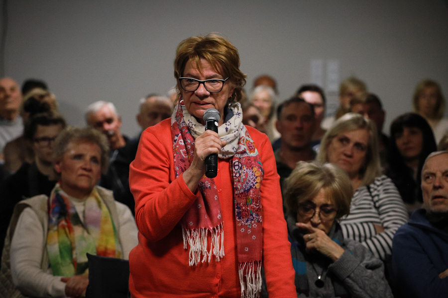 Projekcja pierwszego odcinka serialu dokumentalnego pt. „Szlak Nadziei. Bitwa o Monte Cassino” – 29 kwietnia 2026, fot. Paula Prudziłowicz (IPN)