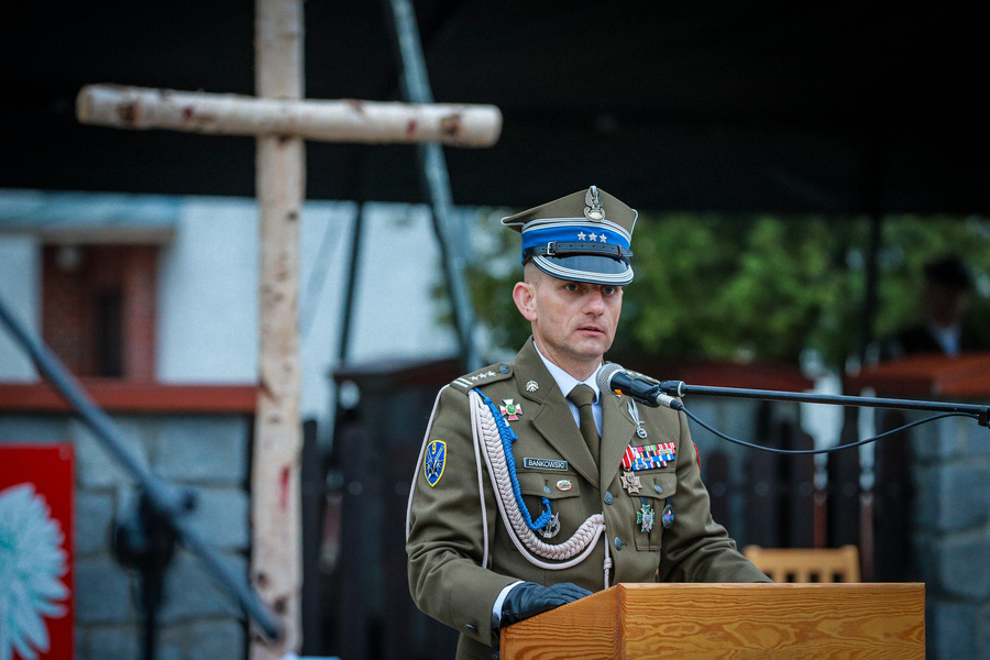 Uroczystość odsłonięcia i poświęcenia obelisku upamiętniającego płk. Zygmunta Szendzielarza ps. „Łupaszka” oraz Żołnierzy Niezłomnych 5. Wileńskiej Brygady Armii Krajowej – 7 maja 2026, fot. Paula Prudziłowicz