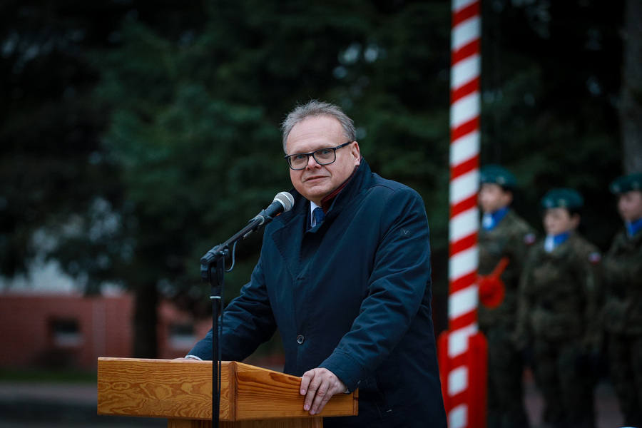 Uroczystość odsłonięcia i poświęcenia obelisku upamiętniającego płk. Zygmunta Szendzielarza ps. „Łupaszka” oraz Żołnierzy Niezłomnych 5. Wileńskiej Brygady Armii Krajowej – 7 maja 2026, fot. Paula Prudziłowicz