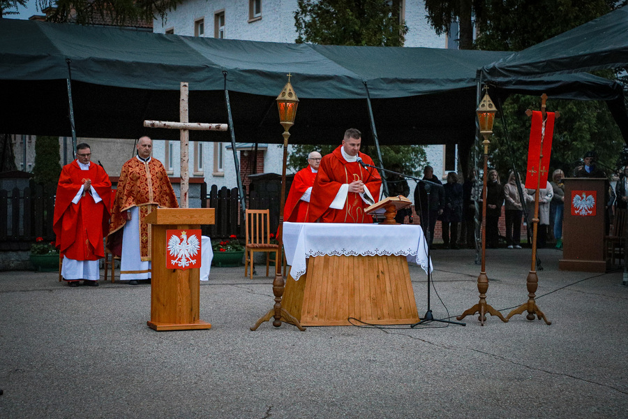Uroczystość odsłonięcia i poświęcenia obelisku upamiętniającego płk. Zygmunta Szendzielarza ps. „Łupaszka” oraz Żołnierzy Niezłomnych 5. Wileńskiej Brygady Armii Krajowej – 7 maja 2026, fot. Paula Prudziłowicz