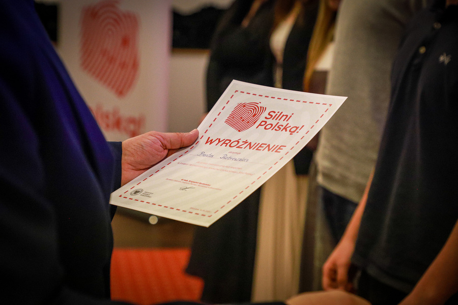 Gala podsumowująca regionalny etap II edycji Ogólnopolskiego Konkursu „Silni Polską” – 14 maja 2026, fot. Paula Prudziłowicz (IPN)