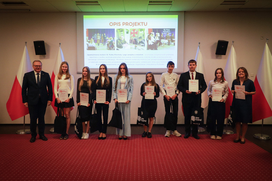 Gala podsumowująca regionalny etap II edycji Ogólnopolskiego Konkursu „Silni Polską” – 14 maja 2026, fot. Paula Prudziłowicz (IPN)