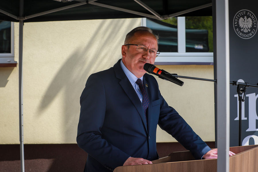 Odsłonięcie tablicy upamiętniającej Władysława Czarneckiego ps. „Luśnia”, „Narbutt” – 15 maja 2026, fot. Paula Prudziłowicz (IPN)